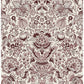 Blanche Plum Floral Damask Wallpaper