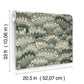 Octavia Dark Green Marbled Ink Wallpaper