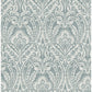 Berkshire Denim Damask Wallpaper