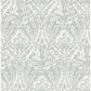 Berkshire Grey Damask Wallpaper