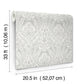 Berkshire Grey Damask Wallpaper