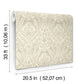 Berkshire Beige Damask Wallpaper