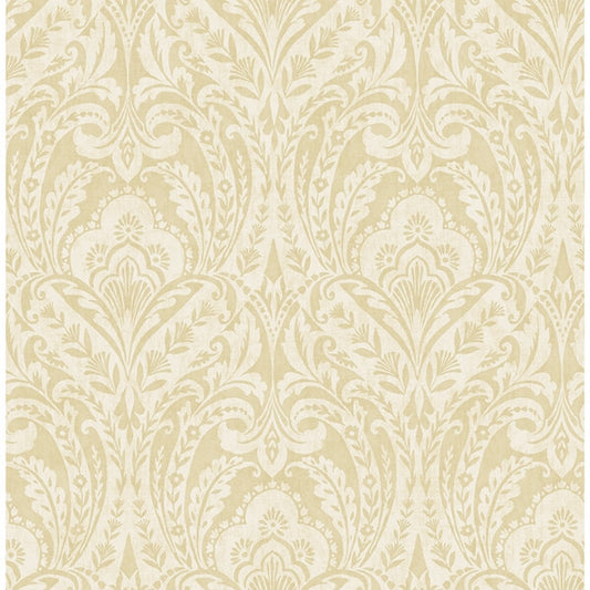 Berkshire Butter Damask Wallpaper