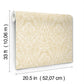 Berkshire Butter Damask Wallpaper