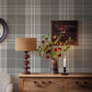 Westley Grey Plaid Wallpaper