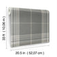Westley Grey Plaid Wallpaper