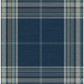 Westley Navy Plaid Wallpaper