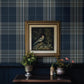 Westley Navy Plaid Wallpaper
