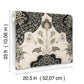 Auden Black Floral Grandeur Wallpaper