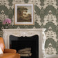 Auden Green Floral Grandeur Wallpaper