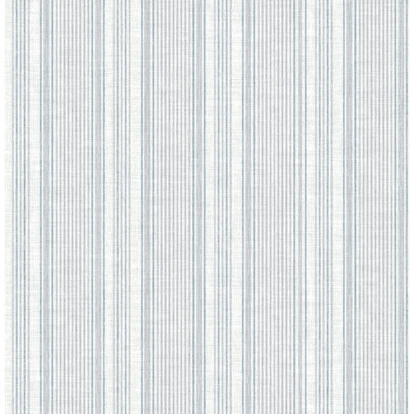 Ayanna Blue Striped Wallpaper