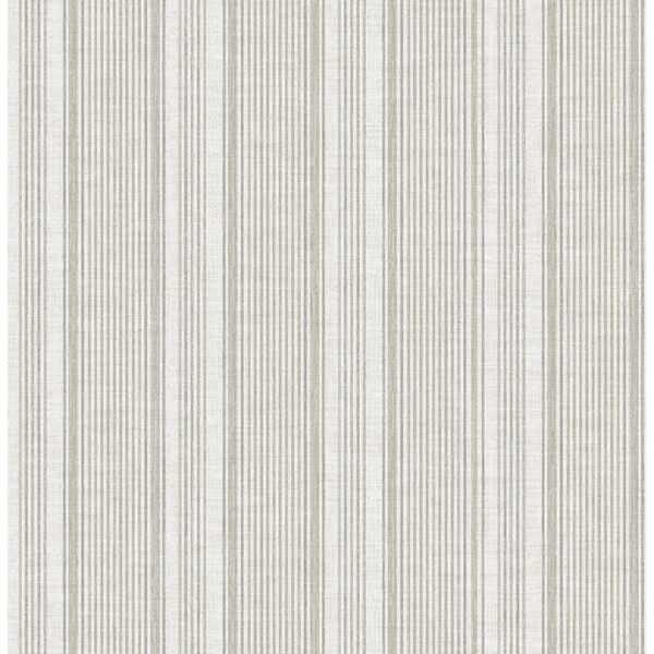 Ayanna Neutral Striped Wallpaper