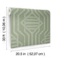 Essex Green Geometric Wallpaper