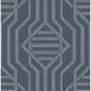 Essex Navy Geometric Wallpaper