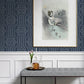 Essex Navy Geometric Wallpaper