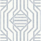 Essex Dark Blue Geometric Wallpaper