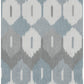 Abilene Denim Ikat Wallpaper