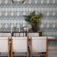 Abilene Denim Ikat Wallpaper