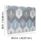 Abilene Denim Ikat Wallpaper