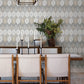Abilene Neutral Ikat Wallpaper