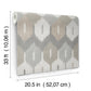 Abilene Neutral Ikat Wallpaper