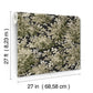 Greenwood Black Deciduous Wallpaper