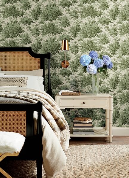 Greenwood Moss Deciduous Wallpaper