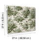 Greenwood Moss Deciduous Wallpaper