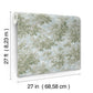 Greenwood Light Blue Deciduous Wallpaper