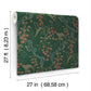 Linden Dark Green Jungle Canopy Wallpaper