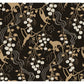 Linden Black Jungle Canopy Wallpaper