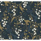 Linden Navy Jungle Canopy Wallpaper