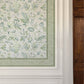 Carved Floral Green Trim Wall Border