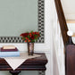 Scalloped Ribbon Black Trim Wall Border