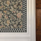 Scalloped Ribbon Black Trim Wall Border