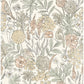 Goldfinch Peach Birds and Blooms Wallpaper