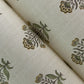 Hollyhock Honey Floral Crest Wallpaper