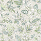 Begonia Sea Green Floral Trail Wallpaper