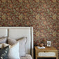 Begonia Red Floral Trail Wallpaper