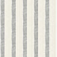 Mandevilla Black Vine Stripe Wallpaper