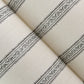 Mandevilla Black Vine Stripe Wallpaper