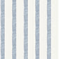 Mandevilla Blue Vine Stripe Wallpaper