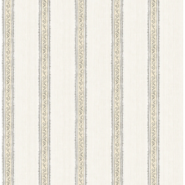 Mandevilla Honey Vine Stripe Wallpaper