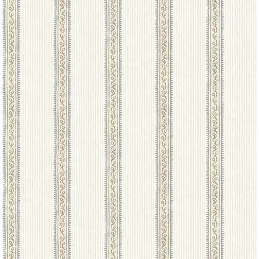 Mandevilla Honey Vine Stripe Wallpaper