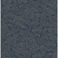 Chrysantha Navy Berry Branches Wallpaper