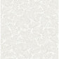 Chrysantha Light Grey Berry Branches Wallpaper