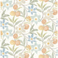 Passiflora Apricot Fruit and Floral Wallpaper