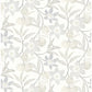 Passiflora Grey Fruit and Floral Wallpaper