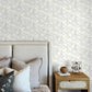 Passiflora Grey Fruit and Floral Wallpaper