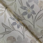Passiflora Grey Fruit and Floral Wallpaper
